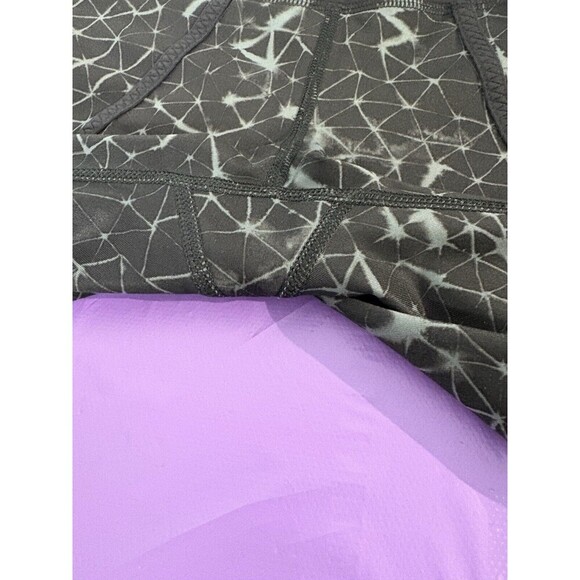 Lululemon size 4 Pedal Pace Crop Star Crushed Coal Black / Black Luxtreme - Picture 3 of 4